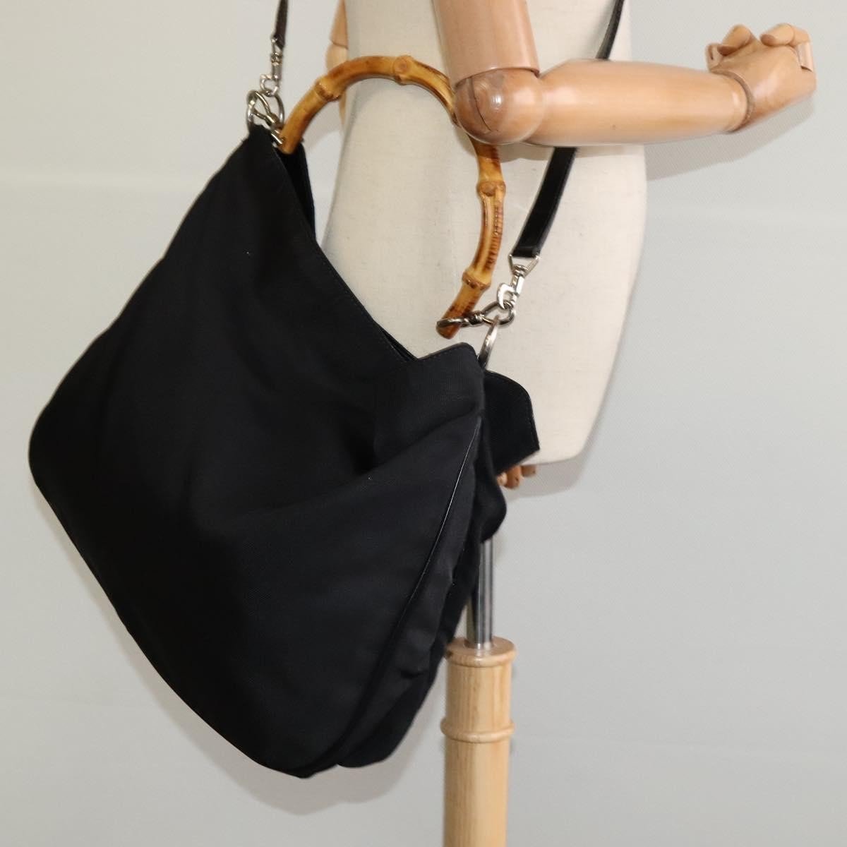 Gucci Vintage Bamboo Handle Open Hobo - Brandsamsara