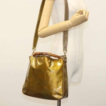 Gucci Vintage Bamboo Handle Open Hobo - Brandsamsara