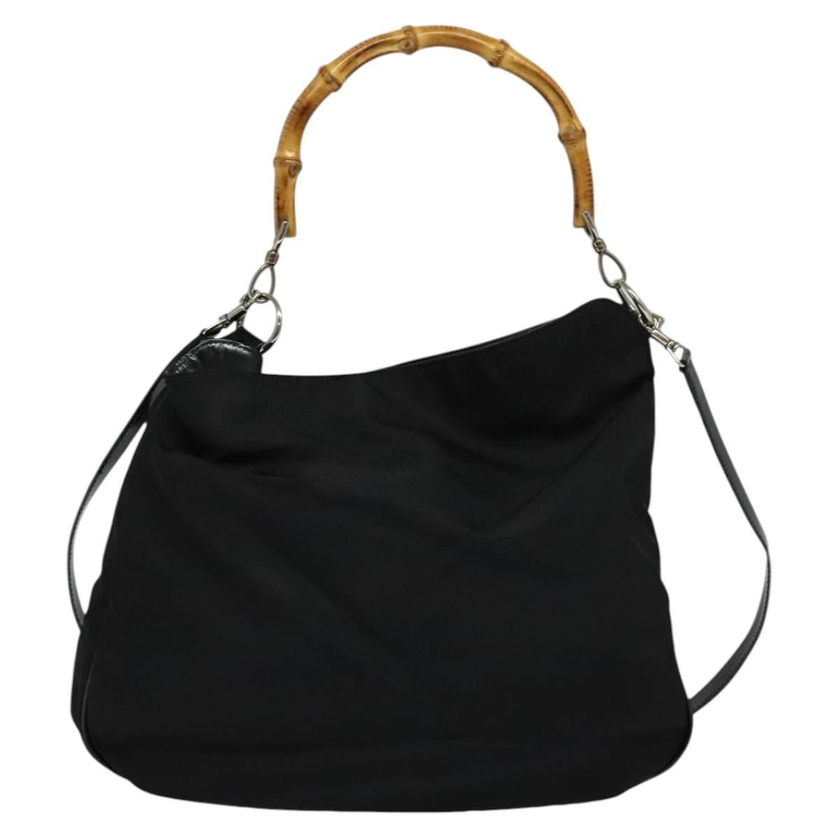 Gucci Vintage Bamboo Handle Open Hobo - Brandsamsara