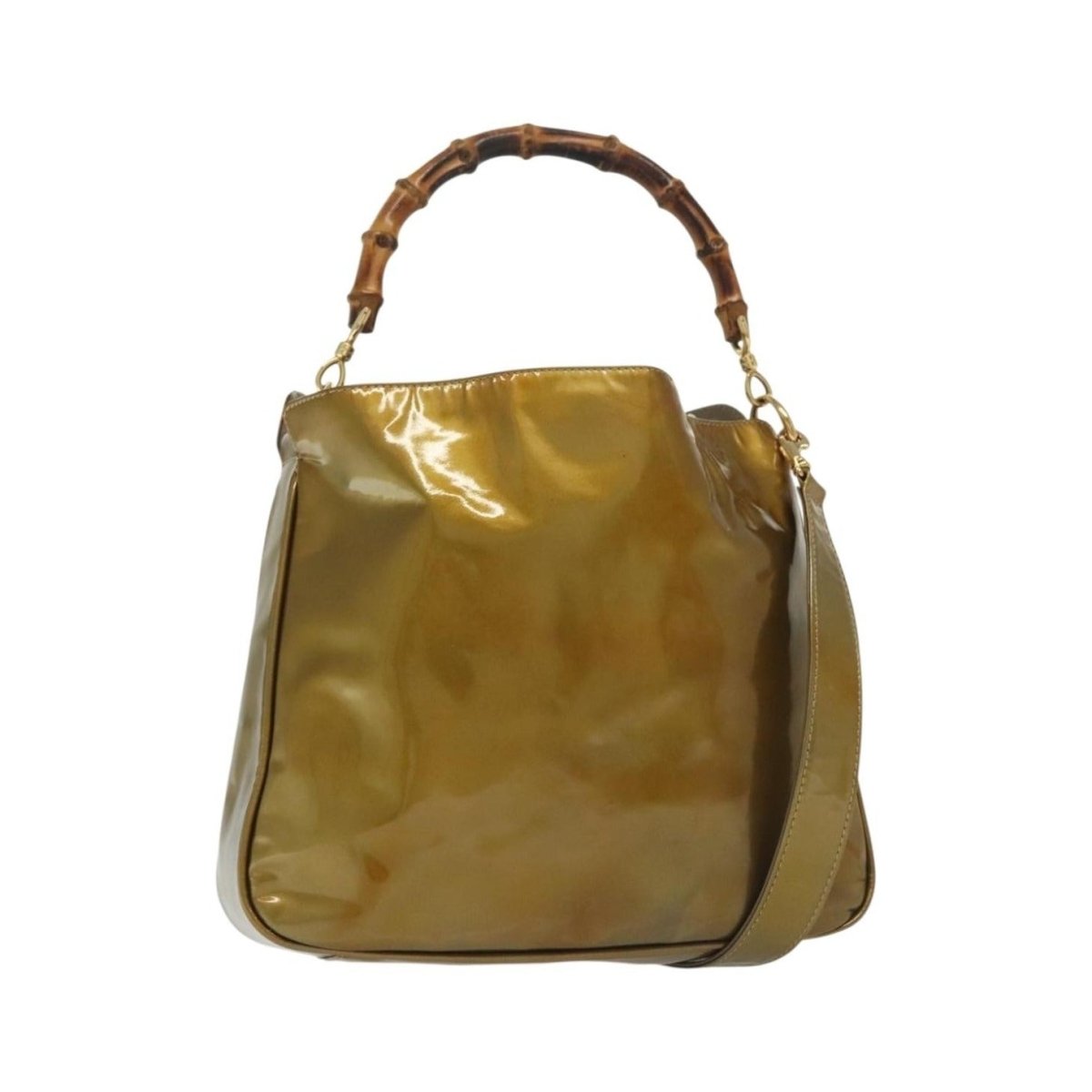 Gucci Vintage Bamboo Handle Open Hobo - Brandsamsara