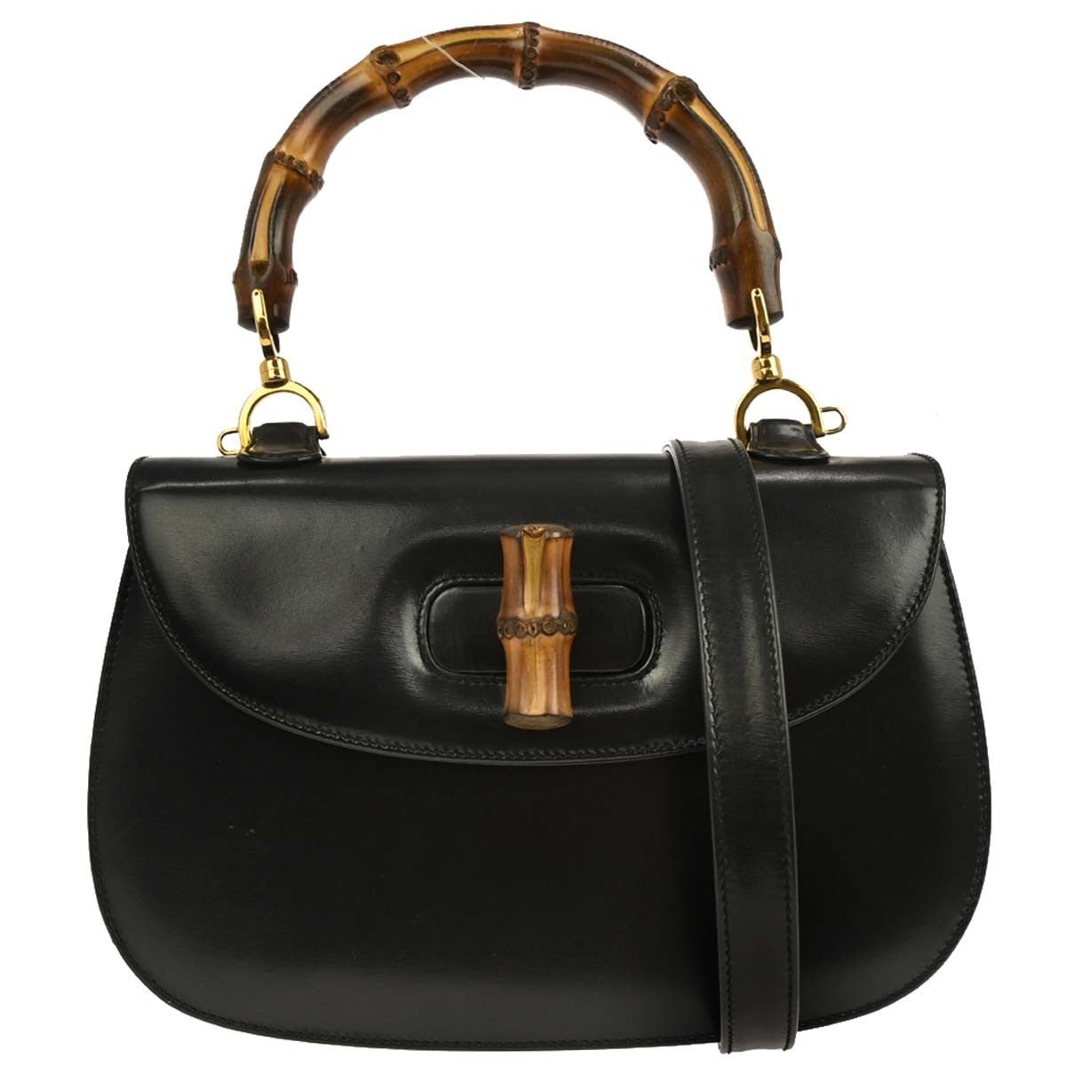Gucci Vintage Convertible Bamboo Top Handle Bag - Brandsamsara
