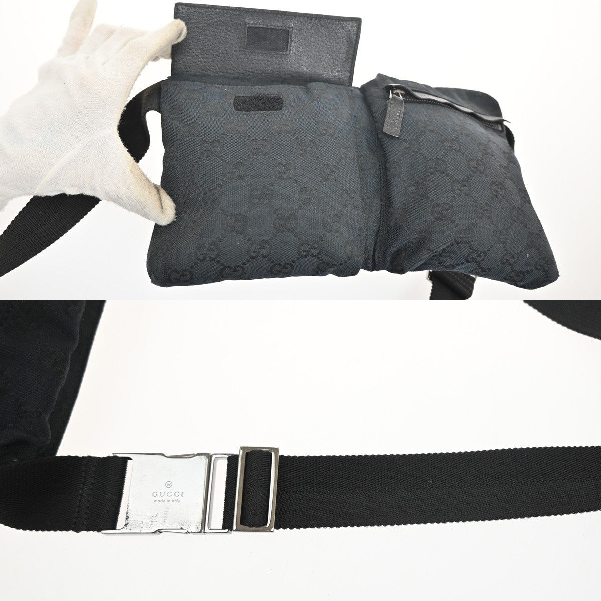 Gucci Vintage Double Belt Bag - Brandsamsara