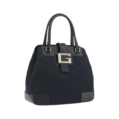 Gucci Vintage G Hobo GG Canvas and Leather, Black, Canvas, Shoulder Bag
