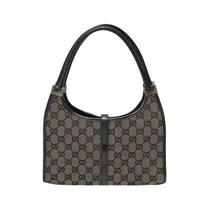 Gucci Vintage Jackie Canvas, Brown, Canvas, Handbag