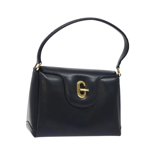 Gucci Vintage Leather, Navy, Leather, Handbag