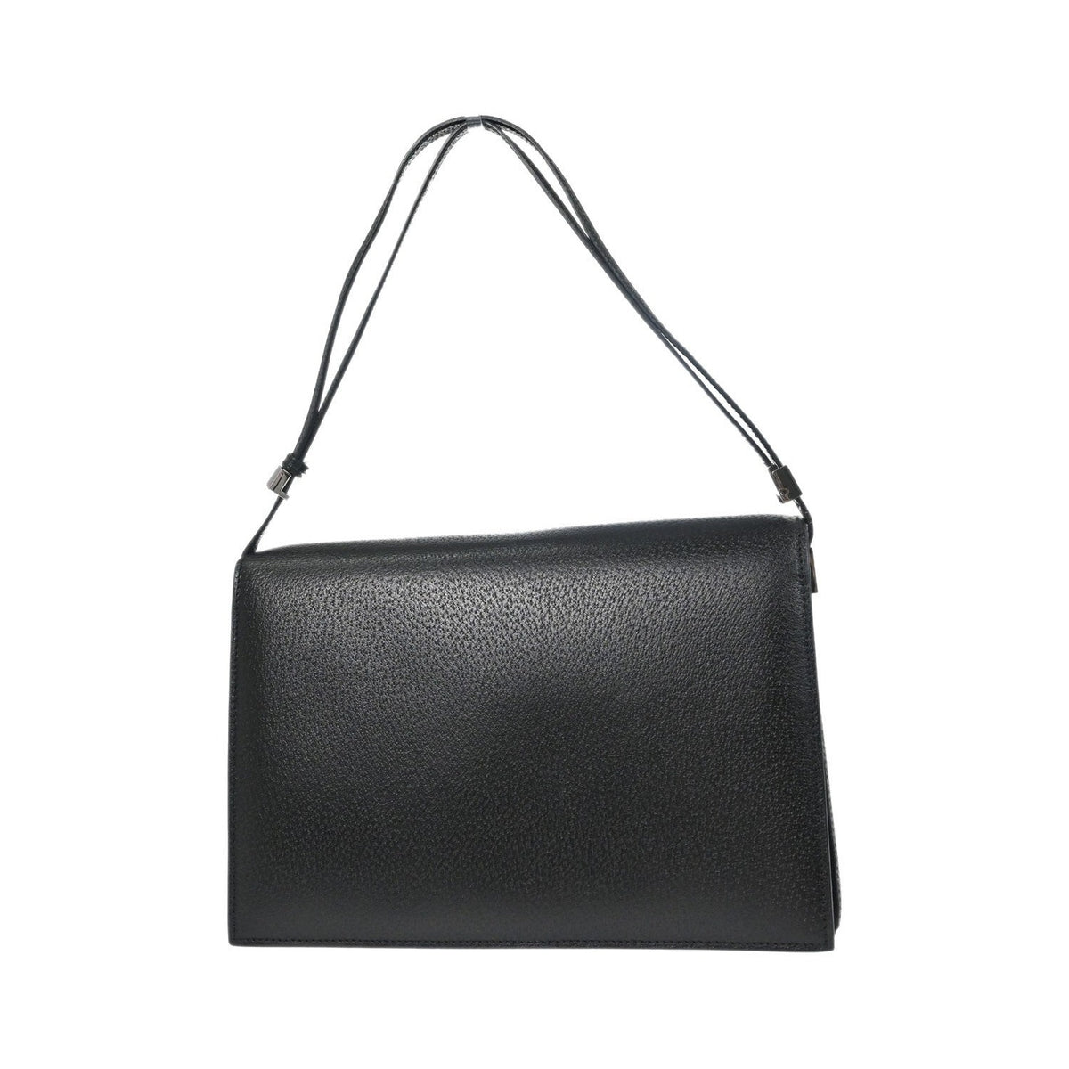 Gucci Vintage Leather, Black, Leather, Shoulder Bag