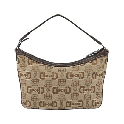 Gucci Vintage Top Handle Canvas, Beige, Canvas, Handbag