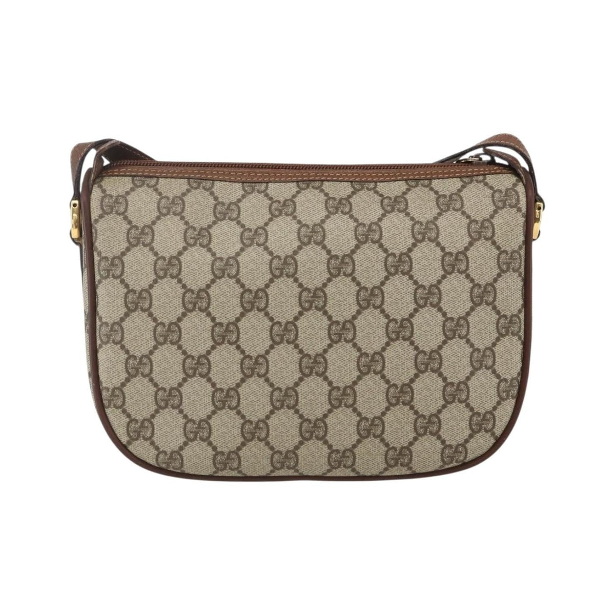 Gucci Vintage Web GG Coated Canvas, Beige, Canvas, Crossbody Bag