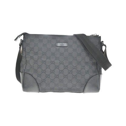 Gucci Web Loop GG Canvas, Black, Canvas, Shoulder Bag