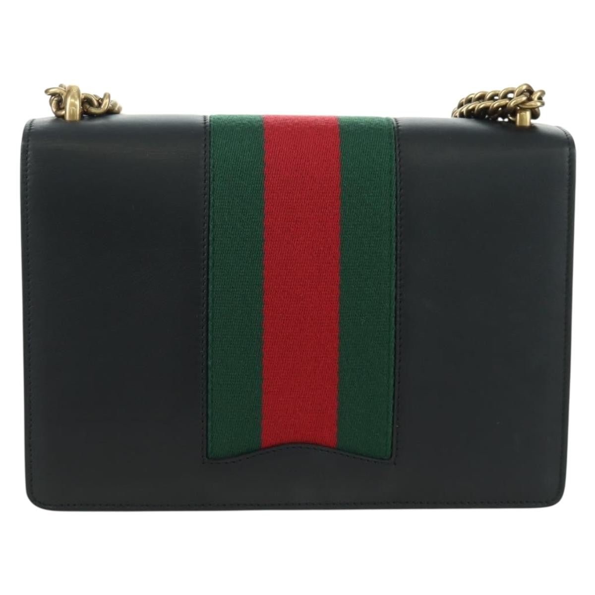 Gucci Web Peony Chain Shoulder Bag - Brandsamsara