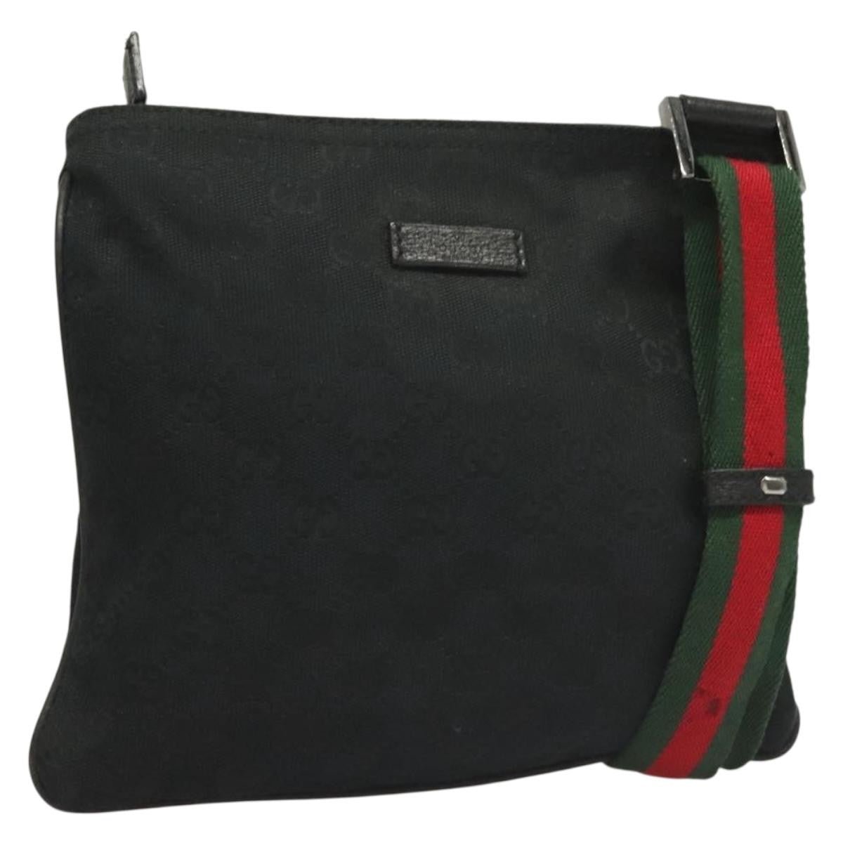 Gucci Web Strap Zip Messenger Bag - Brandsamsara