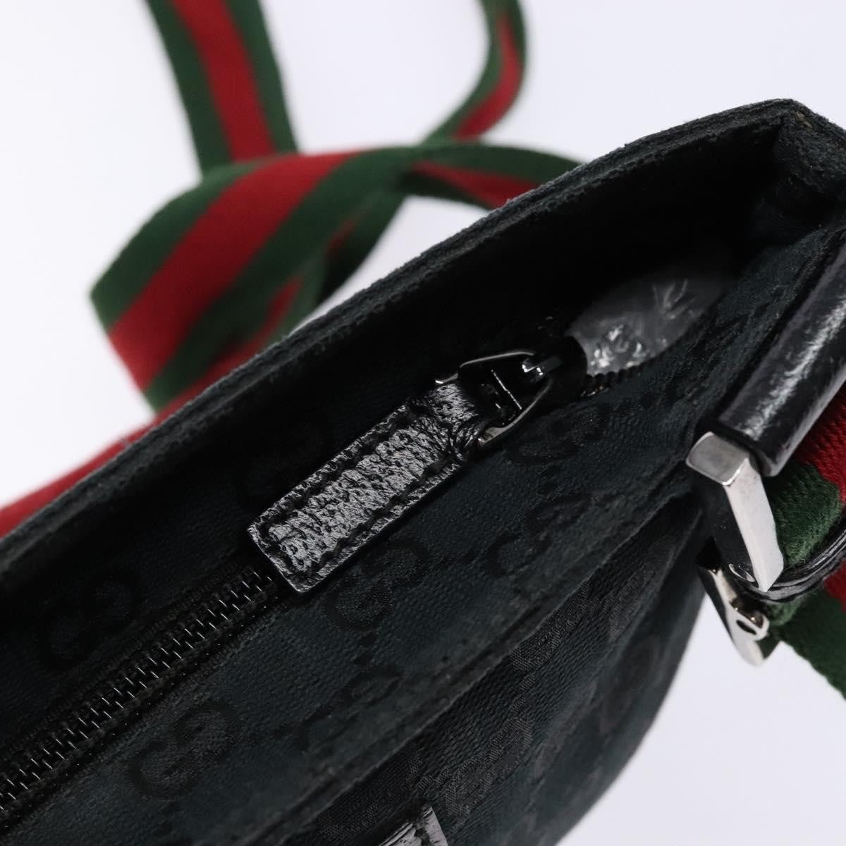 Gucci Web Strap Zip Messenger Bag - Brandsamsara