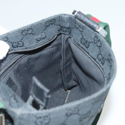 Gucci Web Strap Zip Messenger Bag - Brandsamsara