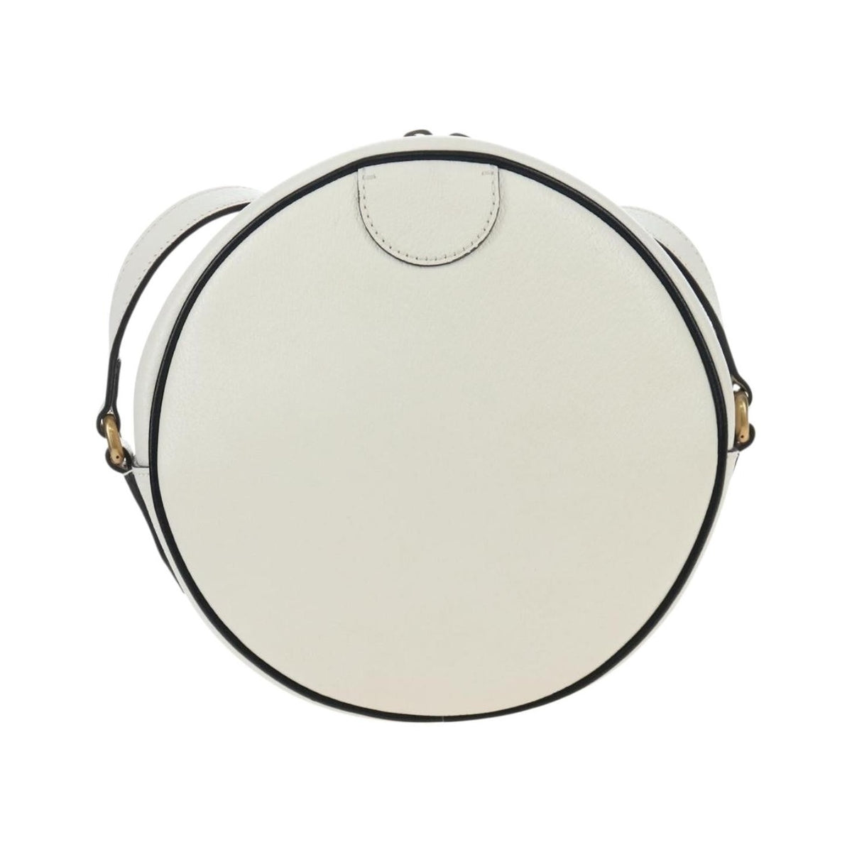 Gucci x adidas Ophidia Round Leather, White, Leather, Crossbody Bag