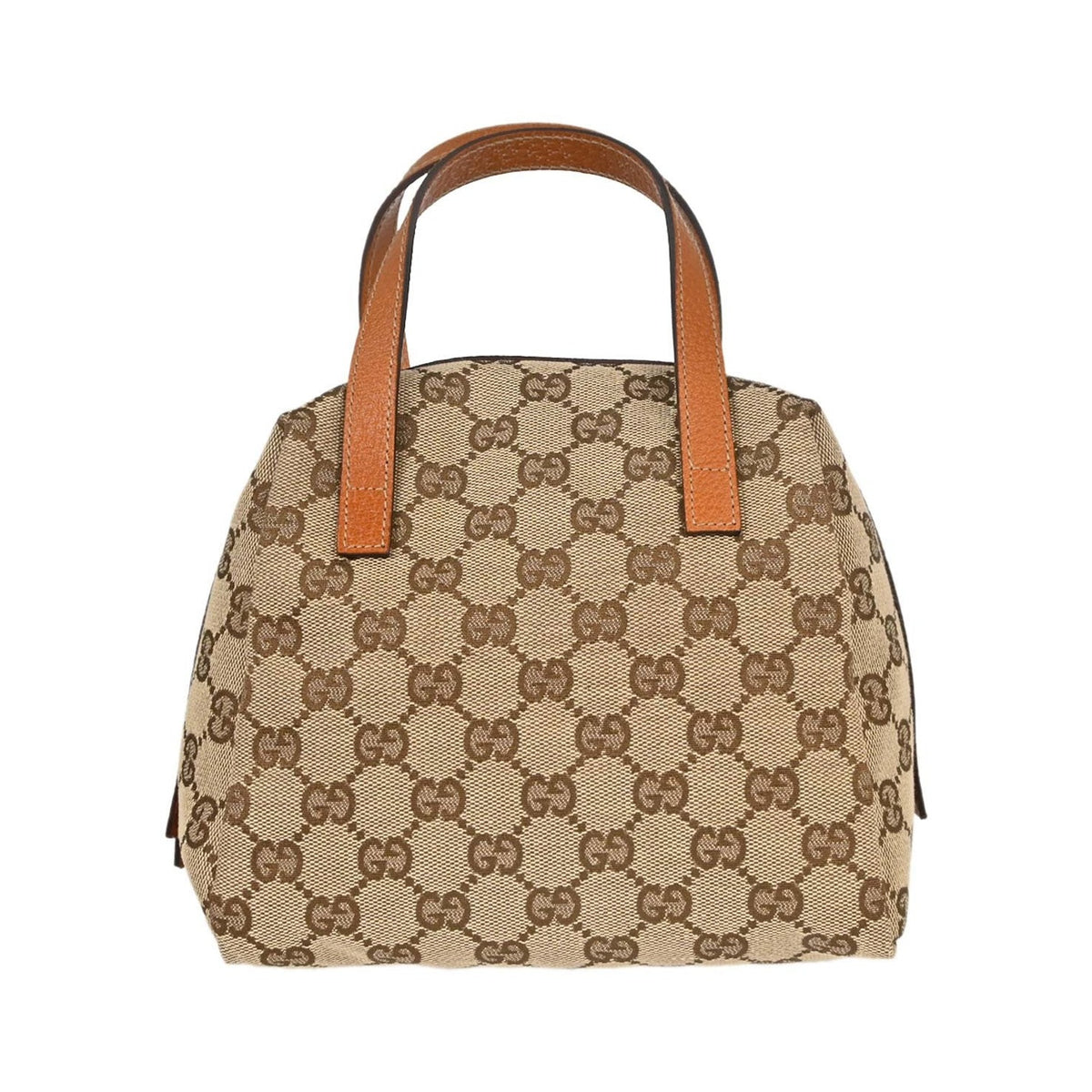 Gucci Zip Around Bowling GG Canvas, Beige, Canvas, Handbag
