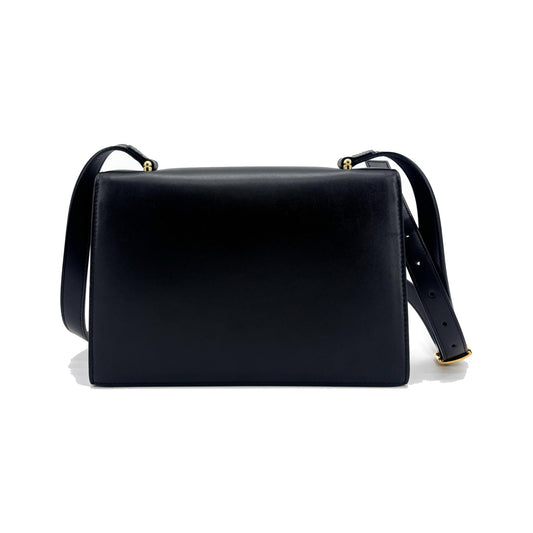 Gucci Zumi Leather, Black, Leather, Shoulder Bag