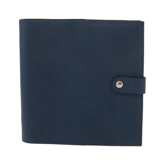 Hermes Agenda Cover Epsom, Navy, Leather, Clutch