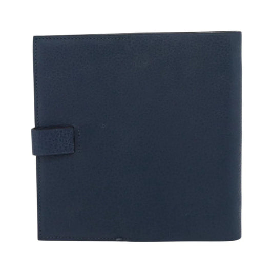 Hermes Agenda Cover Epsom, Navy, Leather, Clutch