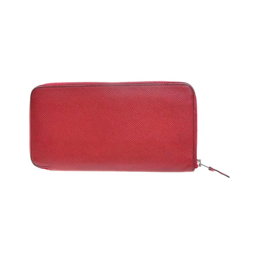 Hermes Azap Zip Around Epsom, Red, Leather, Wallet