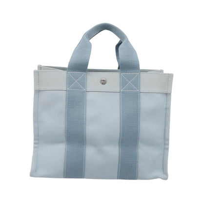 Hermes Bora Bora Toile, Blue, Canvas, Tote Bag
