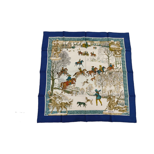 Hermes Carré 90 Silk multicolor, Multicolour, Silk, Scarf