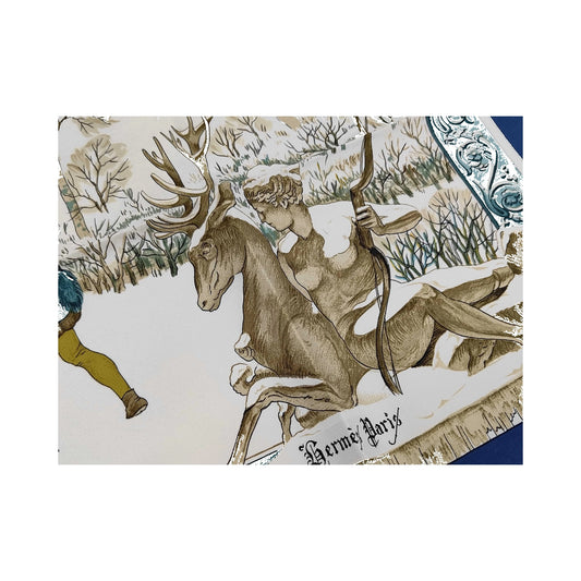 Hermes Carré 90 Silk multicolor, Multicolour, Silk, Scarf
