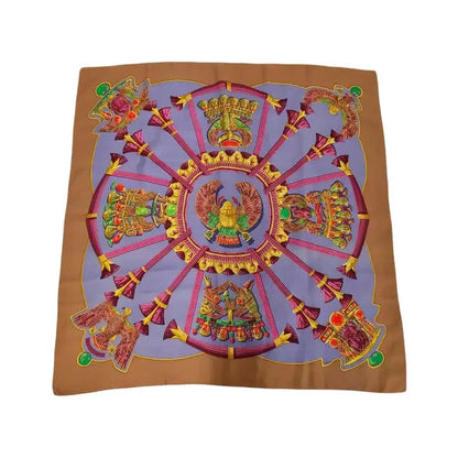 Hermes Carré 90 Silk multicolor, Multicolour, Silk, Scarf