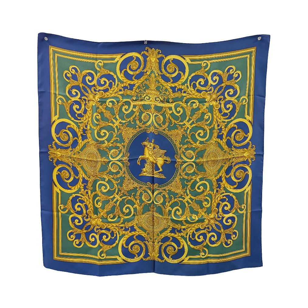 Hermes Carré 90 Silk multicolor, Multicolour, Silk, Scarf