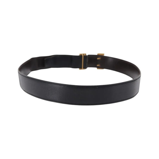 Hermes Constance Reversible Belt Leather, Black, Leather, Belt
