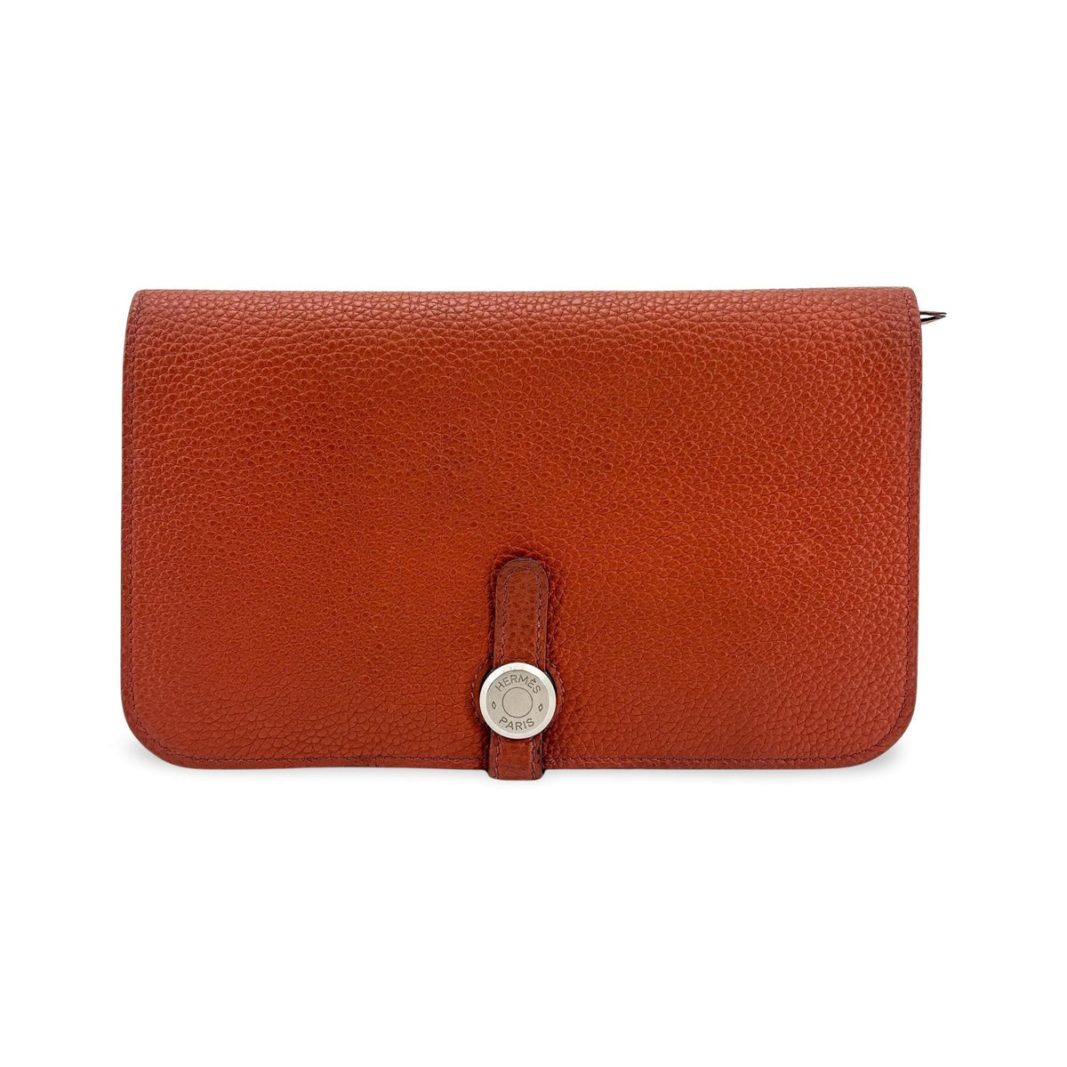 Hermes Dogon Duo Combined Leather, Brown, Leather, Wallet