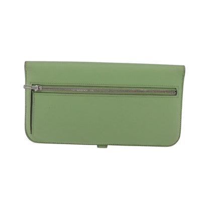 Hermes Dogon Recto Verso Leather, Green, Leather, Wallet