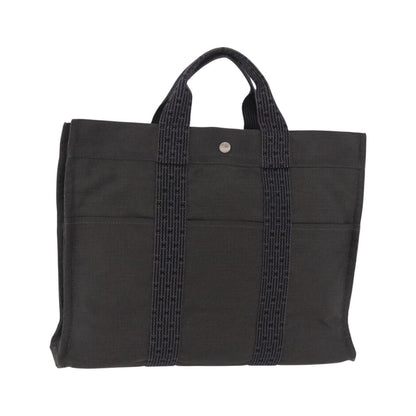 Hermes Fourre-tout Herline Fourre-tout Herline, Gray, Canvas, Tote Bag