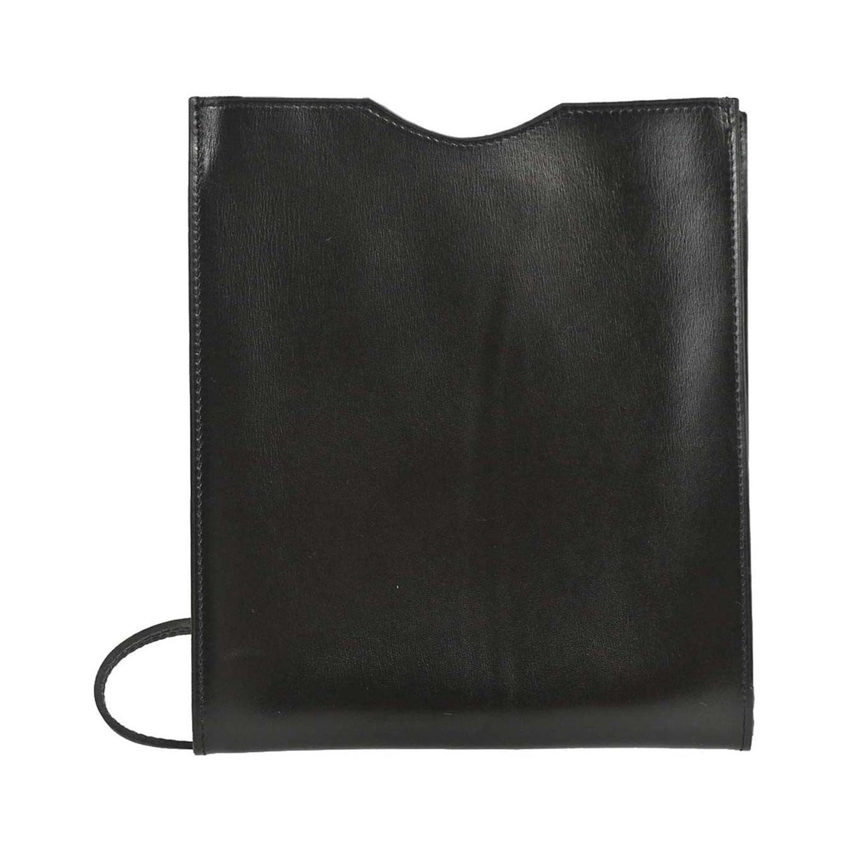 Hermes Onimaitou Pochette Box Calf, Black, Leather, Clutch