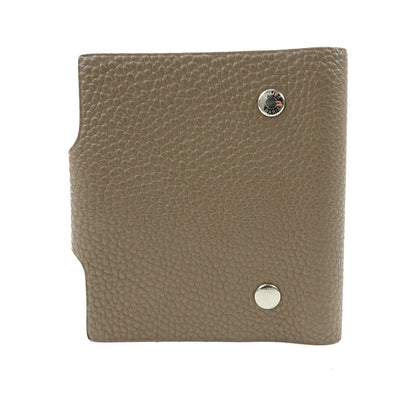 Hermes Ulysses Agenda Cover Leather, Beige, Leather, Briefcase