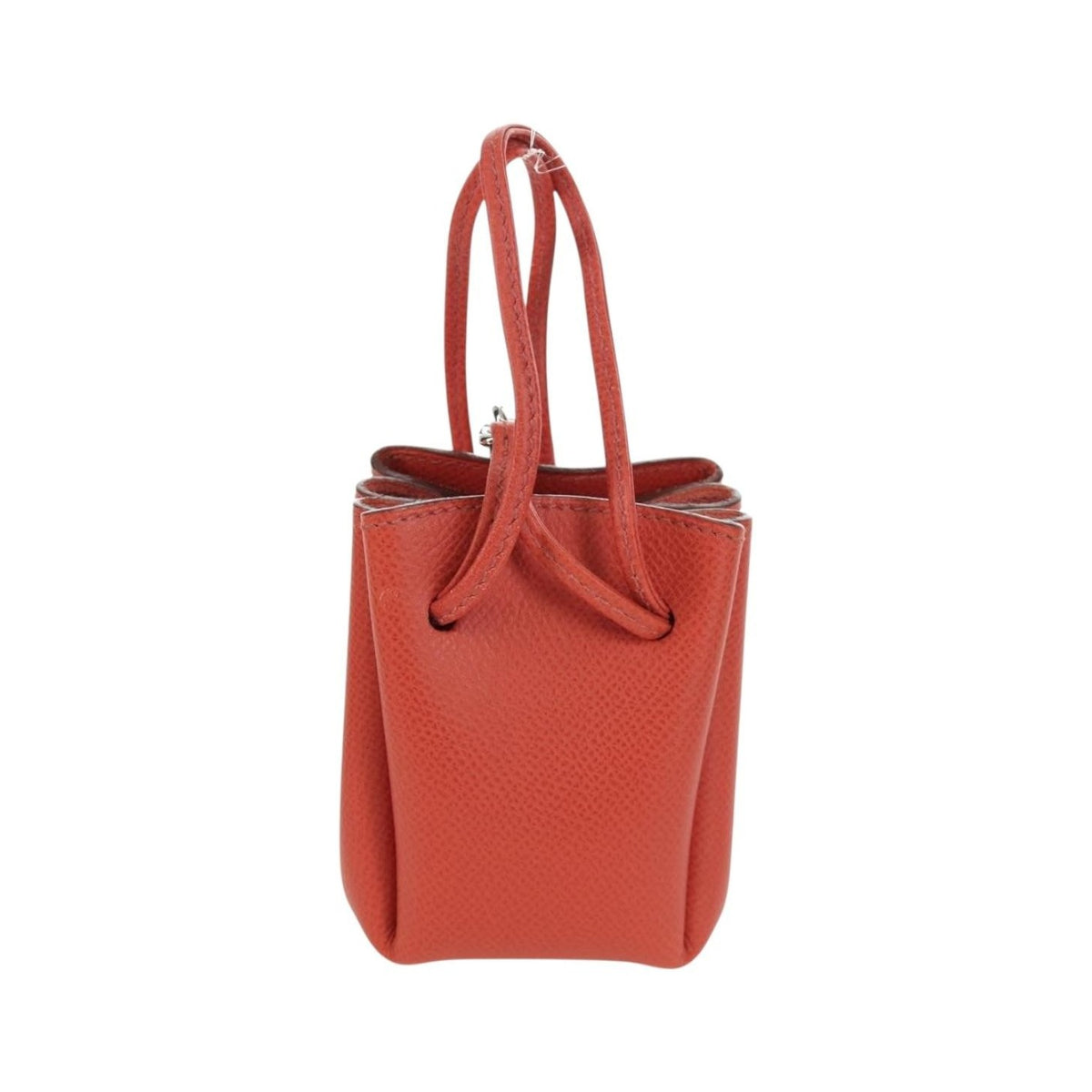 Hermes Vespa Pouch Leather, Red, Leather, Clutch
