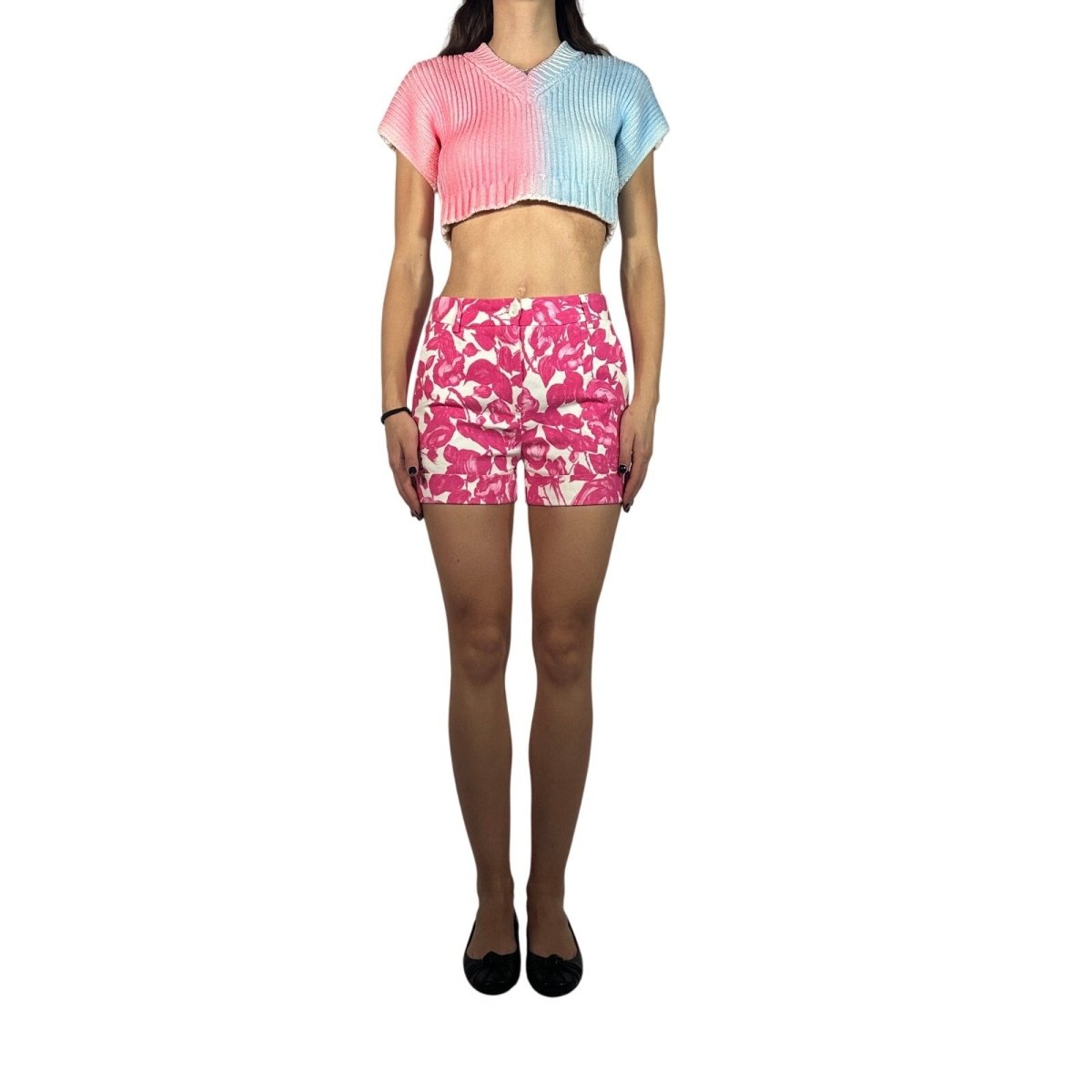 JACQUEMUS Ribbed Cropped Sweater Top - Brandsamsara