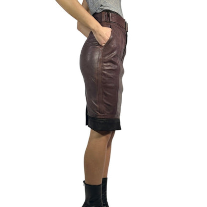 JUST CAVALLI ROBERTO Belted Pencil Skirt - Brandsamsara