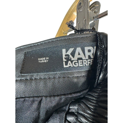 Karl Lagerfeld Leather Skirt - Brandsamsara