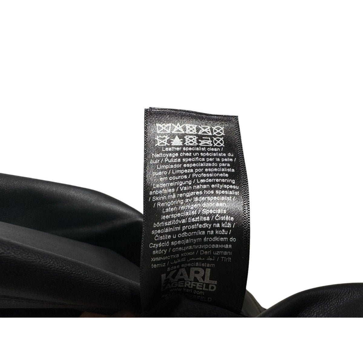 Karl Lagerfeld Leather Skirt - Brandsamsara