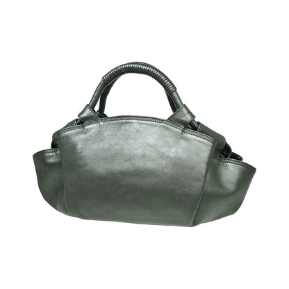 Loewe Aire Hobo Leather, Gray, Leather, Handbag
