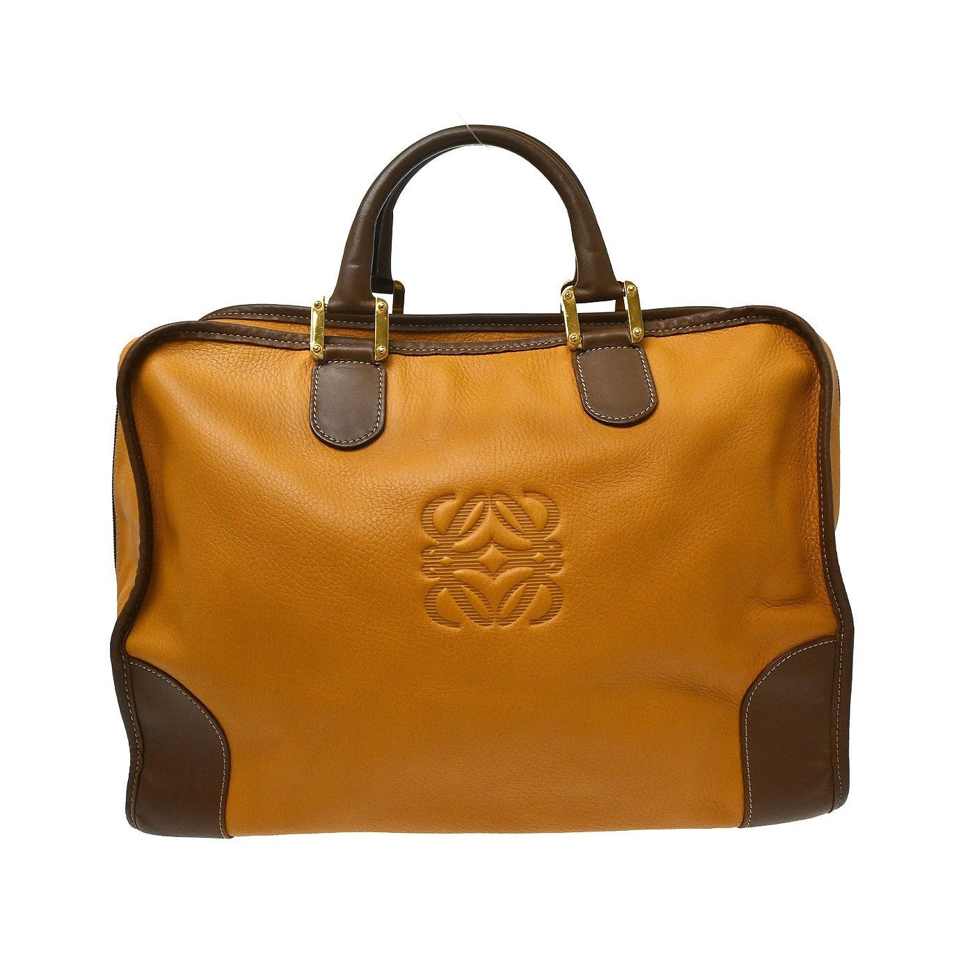 Loewe Amazona Leather, Brown, Leather, Handbag