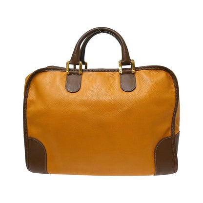 Loewe Amazona Leather, Brown, Leather, Handbag
