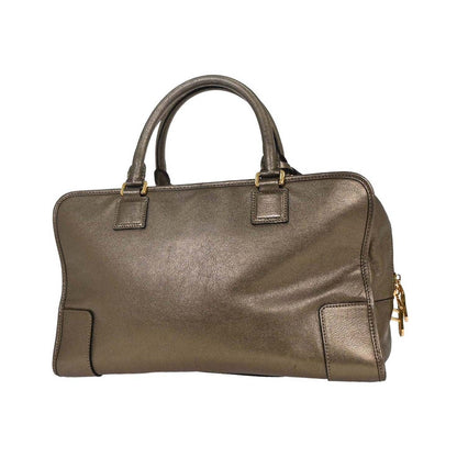 Loewe Amazona Leather, Gold, Leather, Handbag