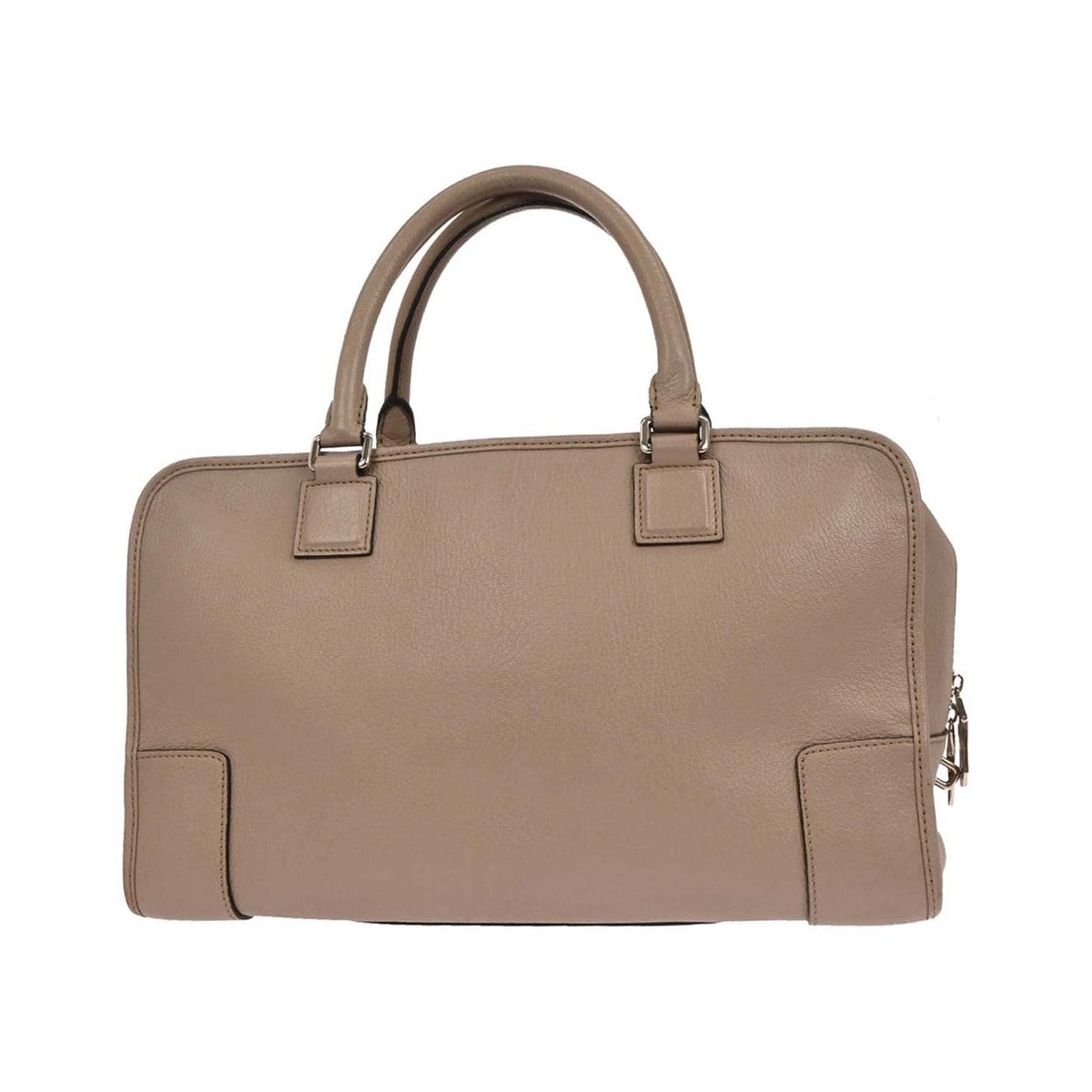 Loewe Amazona Leather, Beige, Leather, Handbag