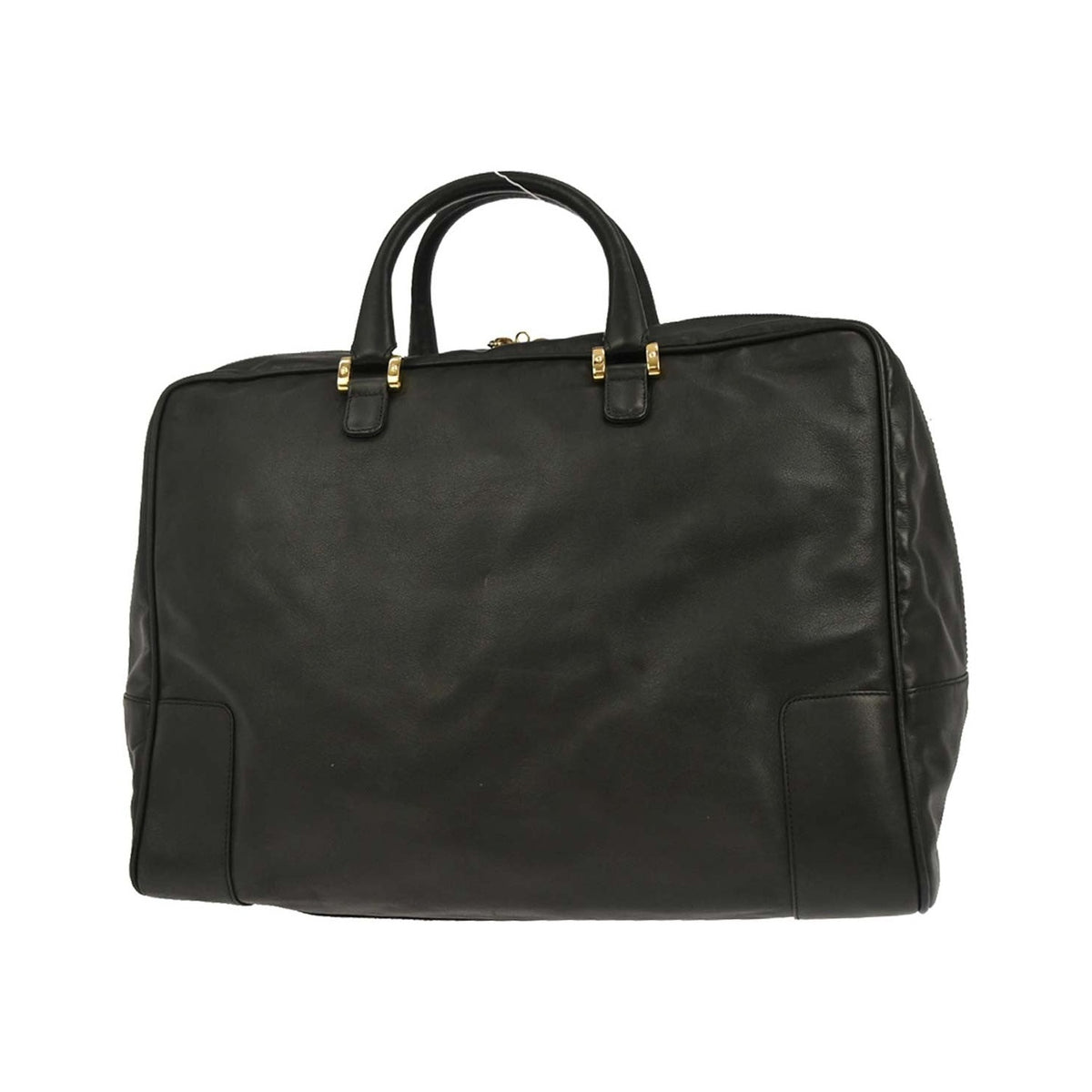 Loewe Amazona Leather, Black, Leather, Travel Bag