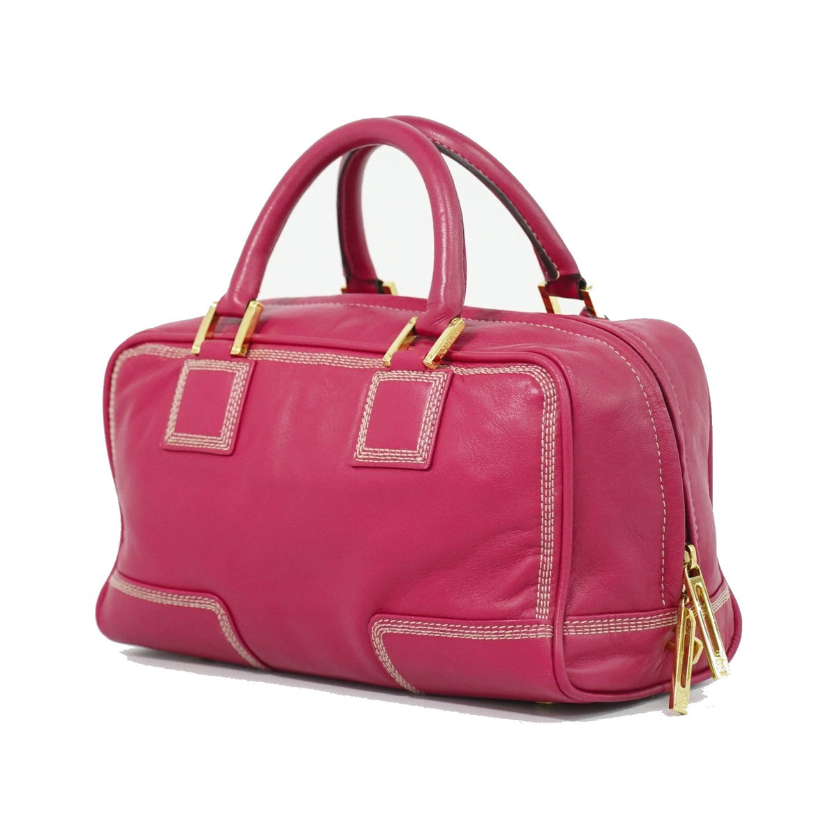 Loewe Amazona Leather, Pink, Leather, Handbag