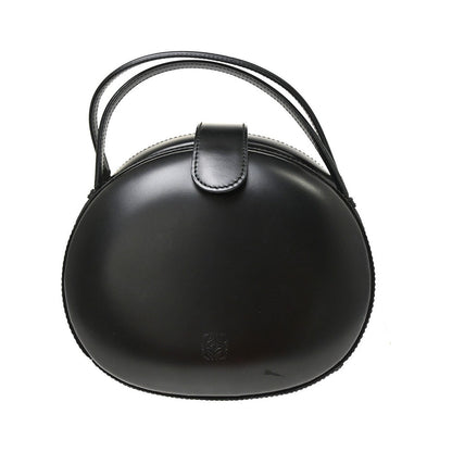 Loewe Anagram Leather, Black, Leather, Handbag