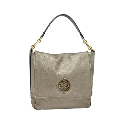 Loewe Anagram Leather, Gold, Leather, Tote Bag