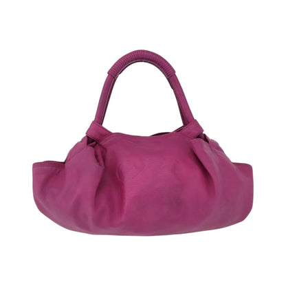 Loewe Anagram Logo Nappa Aire Hand Leather, Pink, Leather, Handbag