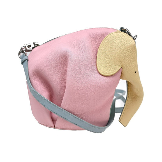 Loewe Elephant Coin Purse Leather, Multicolour, Leather, Clutch